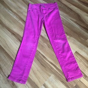 Girls pink pants size 7